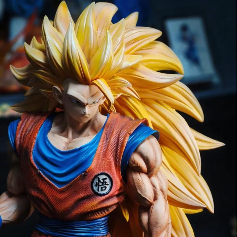 54Cm Jt 2% Ssj3 Goku Series Desktop Ornament Action Figures Model Toys Large Size Pvc Static Statue Collectable Periphery Gifts