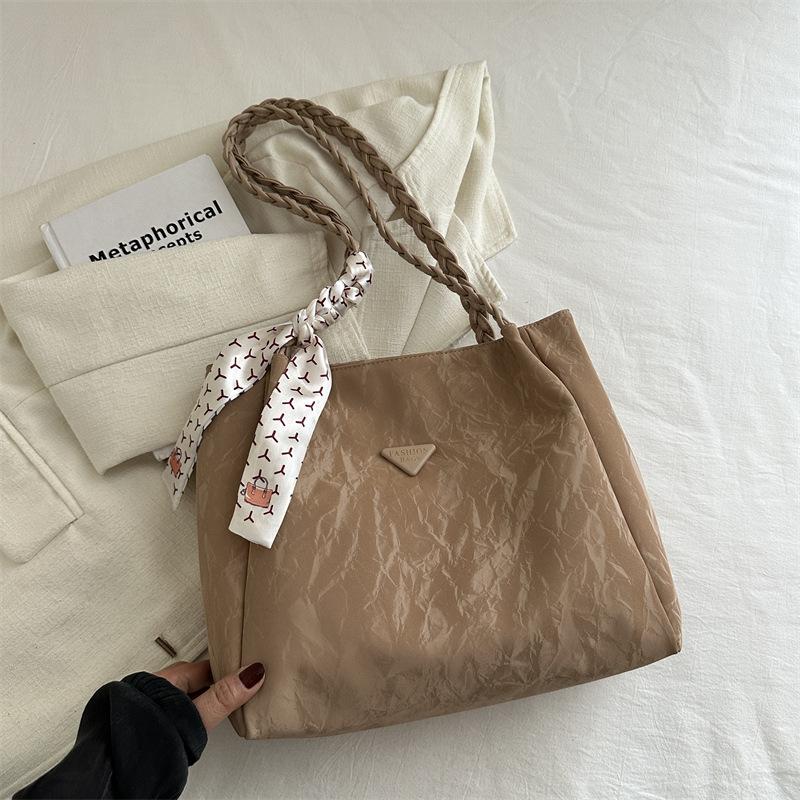 Новая корейская версия, простая текстура, модная и повседневная, летняя, красивая сумка-тоут на одно плечо