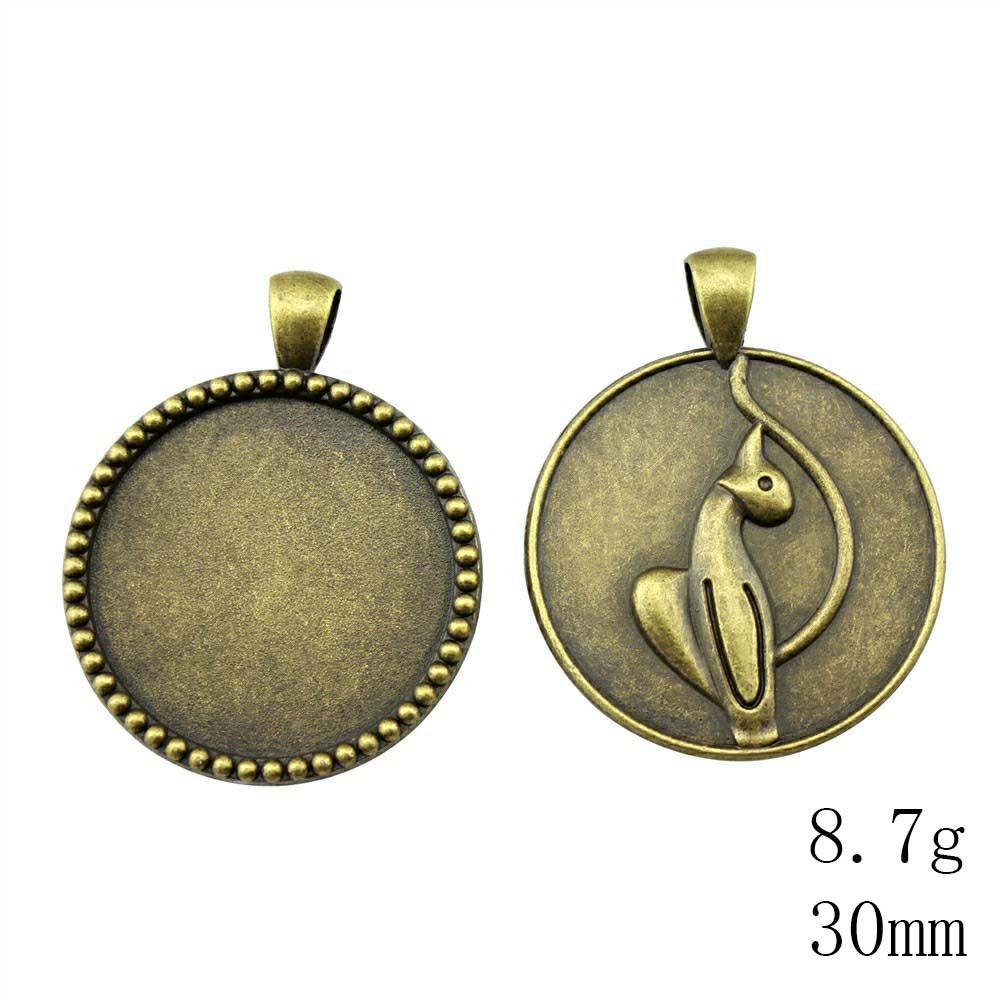 Аксессуары на Новый год Подходят для круглого стеклянного кабошона 30-35 мм Основа-подложка Аксессуары Запчасти Сувенирные детали для аксессуаров