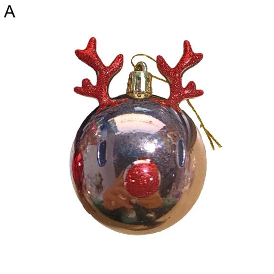 Подвеска в виде елочного шара. Полезное украшение. Изысканный кулон в виде елочного шара. Мультяшное животное. Рождественская вечеринка. Подвеска в виде шара.