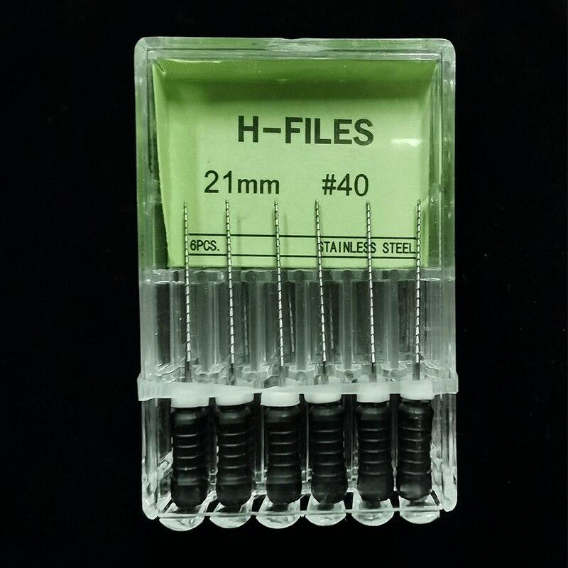 5 коробок стоматологических инструментов, эндодонтические инструменты для корневых каналов, H-файл, 21 мм, K, 21 мм, эндодонтические инструменты из нержавеющей стали, стоматологическая стоматология, одонтология