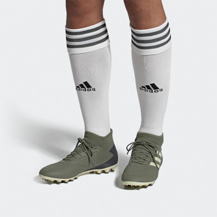 Adidas Predator 19.3 Round Toe Lace-Up AG (Rubber Short Studs) Artificial Grass Soccer Shoes Men Soccer Shoes Gem-Green FV6414