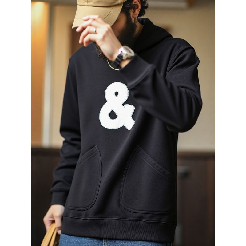 American Retro Heavy-Duty Washed 520g Heavyweight Sweatshirt for Men, Winter Fleece-Lined Thickened Foreign Trade Men's Casual Jacket