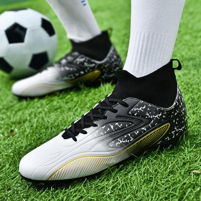 Модные мужские футбольные бутсы FG/TF Turf Soccer Cleats тренировочная обувь модный дизайн высококачественные уличные кроссовки высокие футбольные бутсы 45