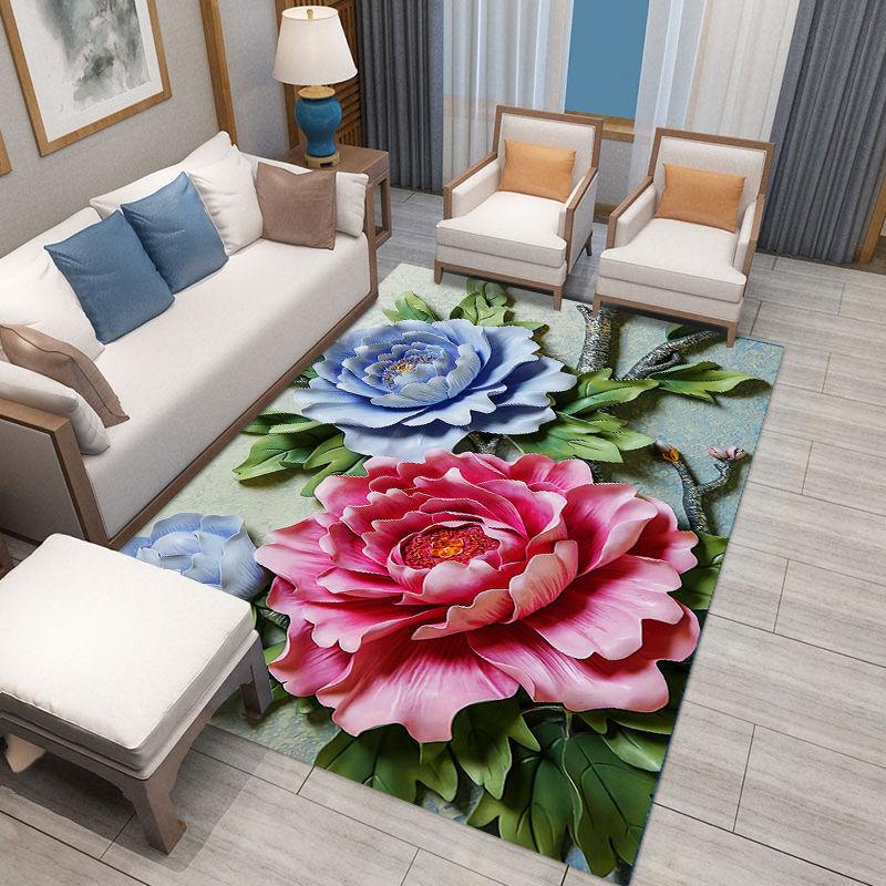 Ковер Гостиная Китайский Стиль Простой Современный Американский Диван Журнальный Столик Спальня Северный Европейский Стиль Полный Магазин Машинная Стирка Бытовой