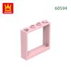 Нетоксичные 54 шт./лот 60594 Рама окна 1x4x3 Строительные блоки Аксессуары Moc Совместимые с Строительными кирпичиками DIY Детские игрушки