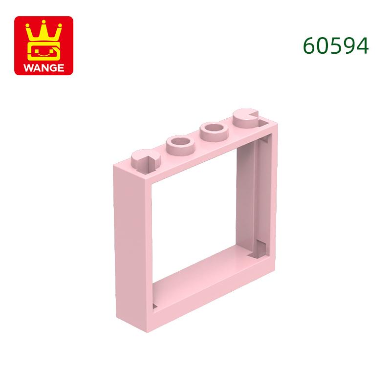 Нетоксичные 54 шт./лот 60594 Рама окна 1x4x3 Строительные блоки Аксессуары Moc Совместимые с Строительными кирпичиками DIY Детские игрушки