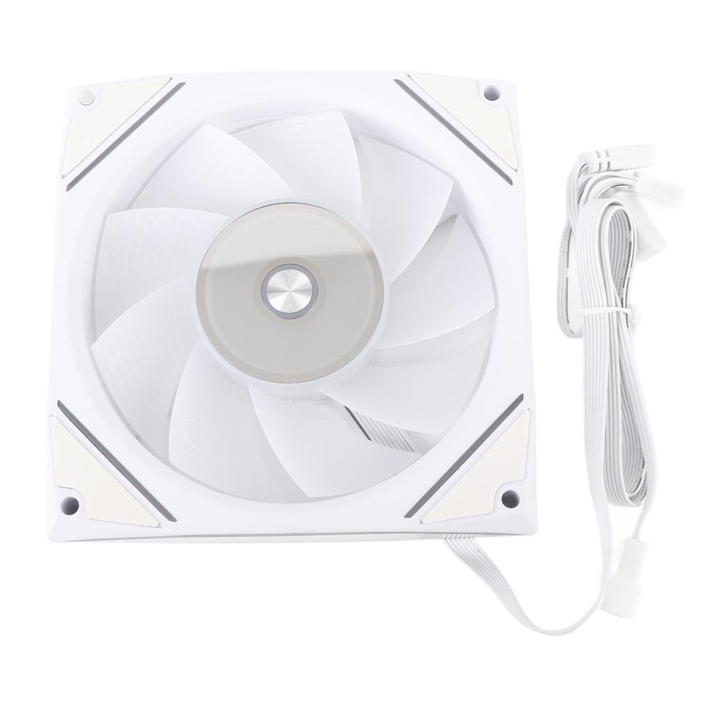 Вентилятор для корпуса ПК Reverse Blade 120 мм 4 Pin PWM 5 В 3 Pin ARGB 800 до 1800 об/мин CPU Cooler для обновления Белый