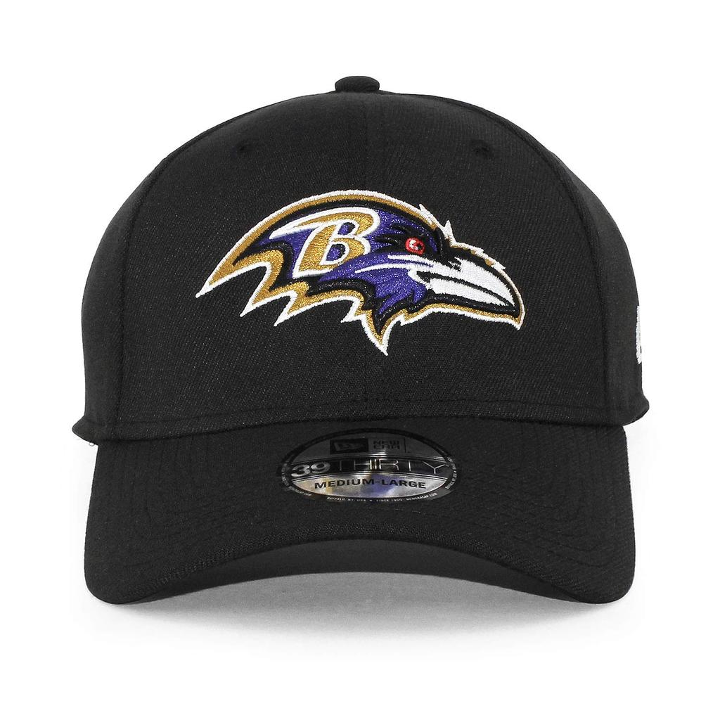 New Era Baltimore Ravens 39THIRTY NFL TEAM CLASSIC FLEX FIT Эластичный размер 3930 дюймов КЕПКА, Посадка, (S/M, Прибл.. 21.6-22.2 (55.8-57.7 см)) [Использовал]