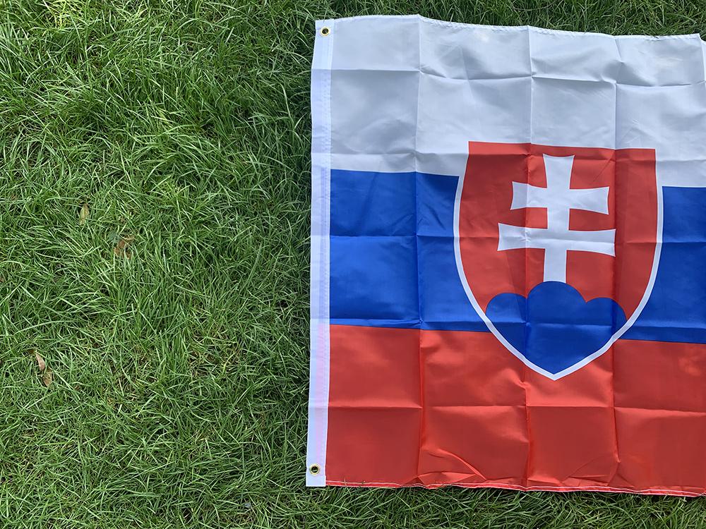 Флаг Skyflag Словакия Флаг 90*150см SVK SK Словацкий флаг Баннер ЕС 3*5 футов Полиэстер Флаг для подвешивания