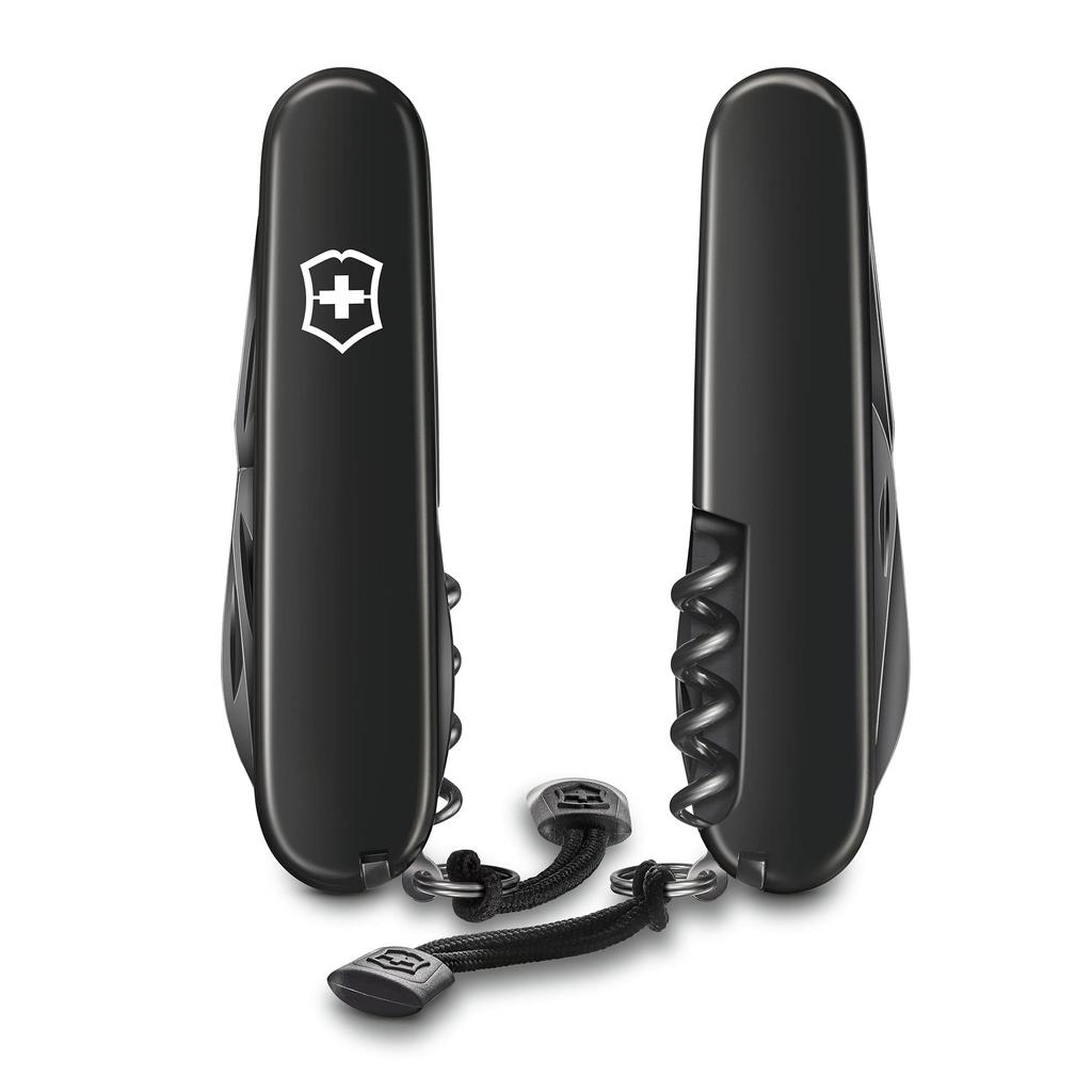 VICTORINOX Spartan Onyx Black Spartan Swiss Army Knife Многофункциональный нож для отдыха на природе Подарочный нож Jutoku Swiss Made с 12 функциями Компактный