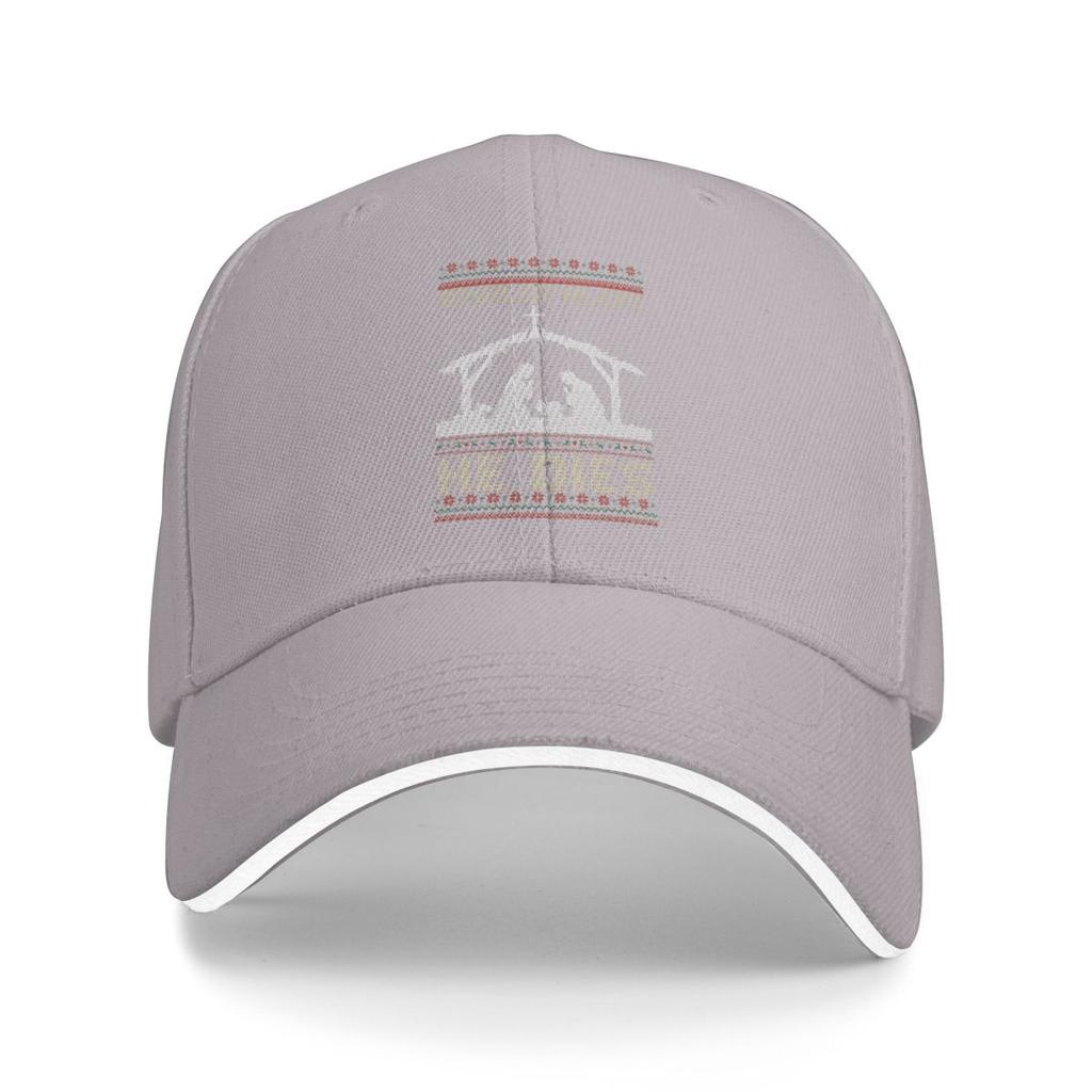 Baseball Caps Spoiler Alert He Dies Christmas Jumper Funny Nativity Scene 2026 Customized Unisex Casual Summer Hats