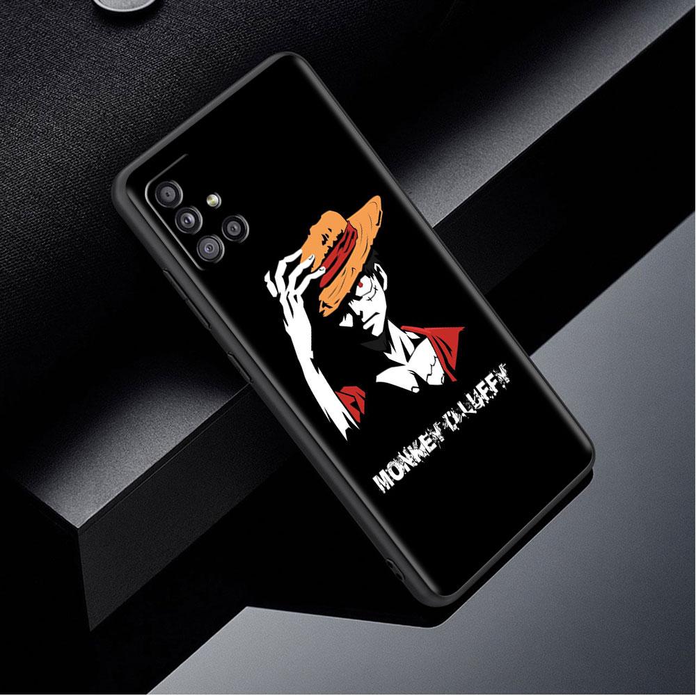 Цельный чехол для Samsung Galaxy A52 A12 A32 A51 A21s A71 A13 A53 A22 A31 A72 A03 A02s A41, черный корпус телефона