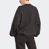 adidas Originals SS23 Толстовка Adicolor 70-х годов в стиле ретро с тремя полосками и свободным кроем, женские топы черного цвета IK7869