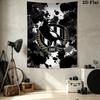 Collingwood Football Club Wall Tapestry Aesthetic Wall Hanging Printed Fabric Blanket Decorative Tapestries For Bedroom Living Room Home Decor
