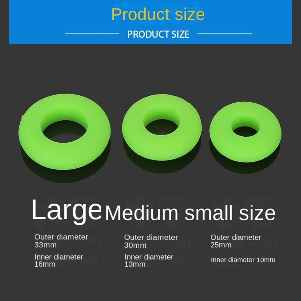 100pcs 2.5cm Waterproof Elastic Rod Stop Ring 3.0cm Rod Clip O-Shape Rubber Stopper  Fishing Tools