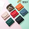 Fashion Women Wallet Genuine Leather Small Card Holder Mini Cowhide Pocket Female Purse Wallet