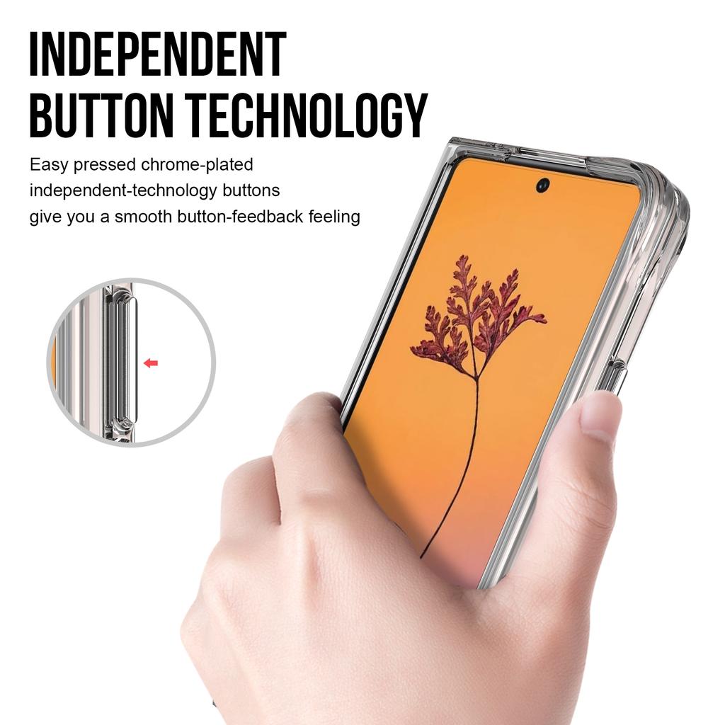 Тонкий тонкий прозрачный складной чехол с защитой от падения для Samsung Galaxy Z Fold 4 5g Fold4 Fold3 Fold 3 Нескользящий чехол для мобильного телефона