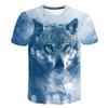 Летняя модная мужская футболка с 3D охотничьей собакой в ​​стиле Харадзюку, детская рубашка с круглым вырезом и животным