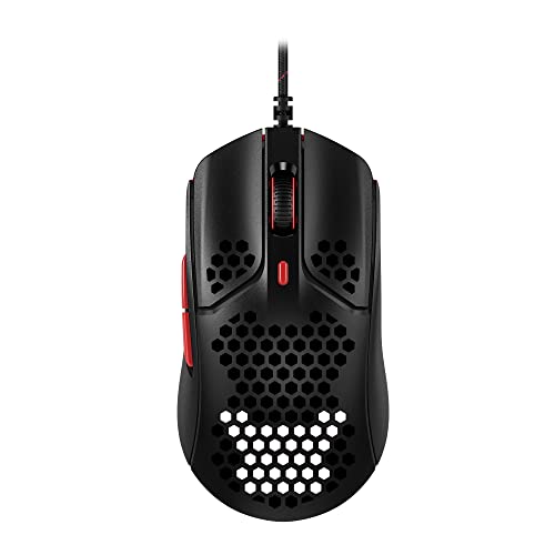 Игровая мышь HyperX Pulsefire Haste для геймеров, Ультралегкий дизайн с шестиугольной текстурой, 59 грамм, Черный, 2-летняя гарантия, 4P5E3AA