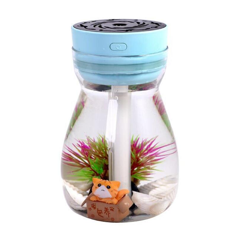 380 мл Портативный для Nano Electric Air Humidifier Air Diffuser с Lig