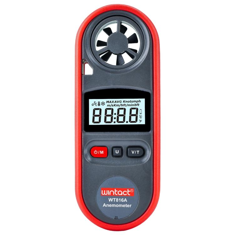 Цифровой электронный термометр-анемометр Wintact WT816A