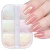 6 Grids Nail Glitter Aurora Mirror Powder Pearl Shell Rubbing Pigment Soap Sparkly Charm Nails Art Design