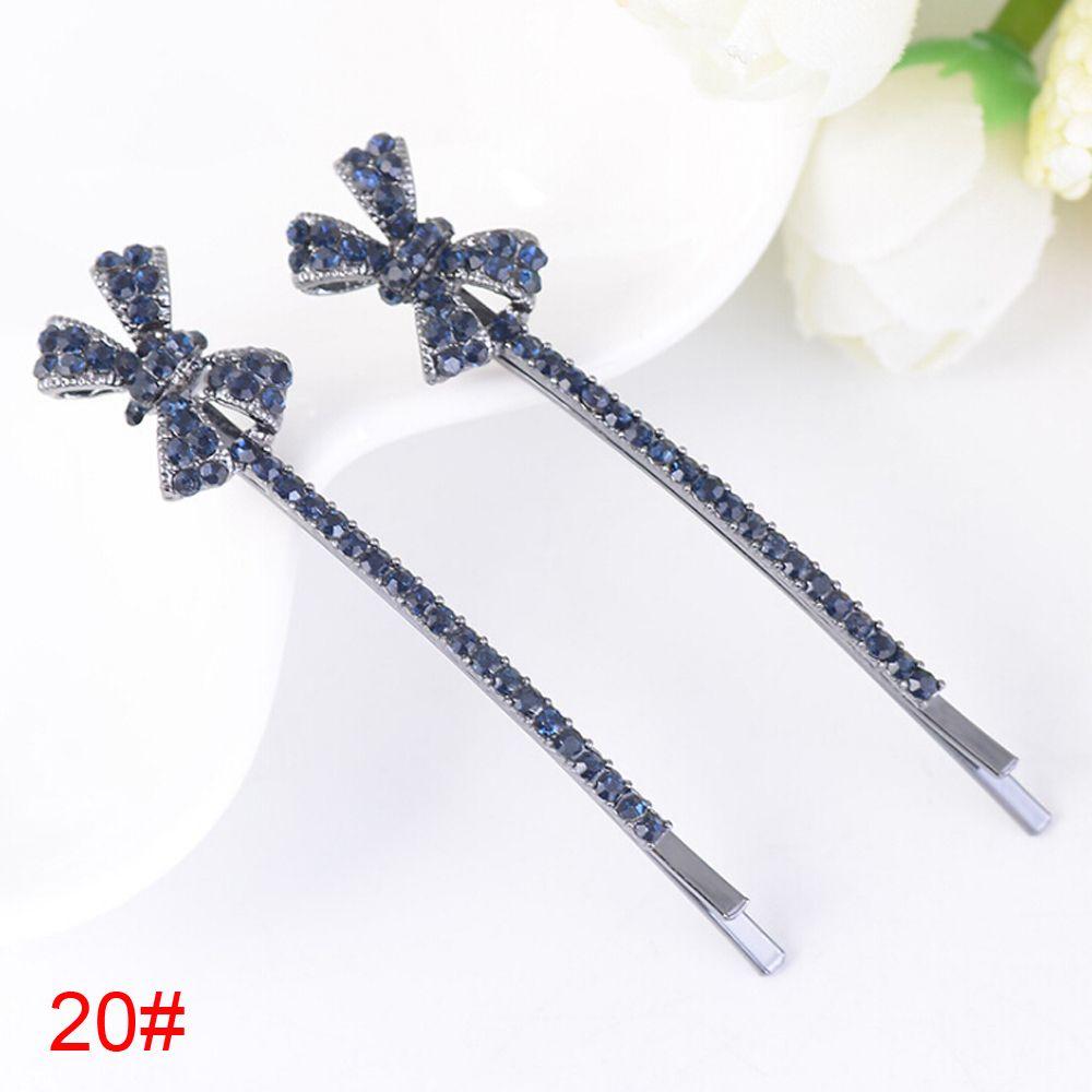 Accessories Women Girls Barrette Hairpin Bling Headwear Edge Clamp Crystal Rhinestone Hair Clip