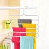 Bedroom Wardrobe Multilayer 5 Layers Storage Rack Clothes Hanger Pants Hangers Trousers Hanger