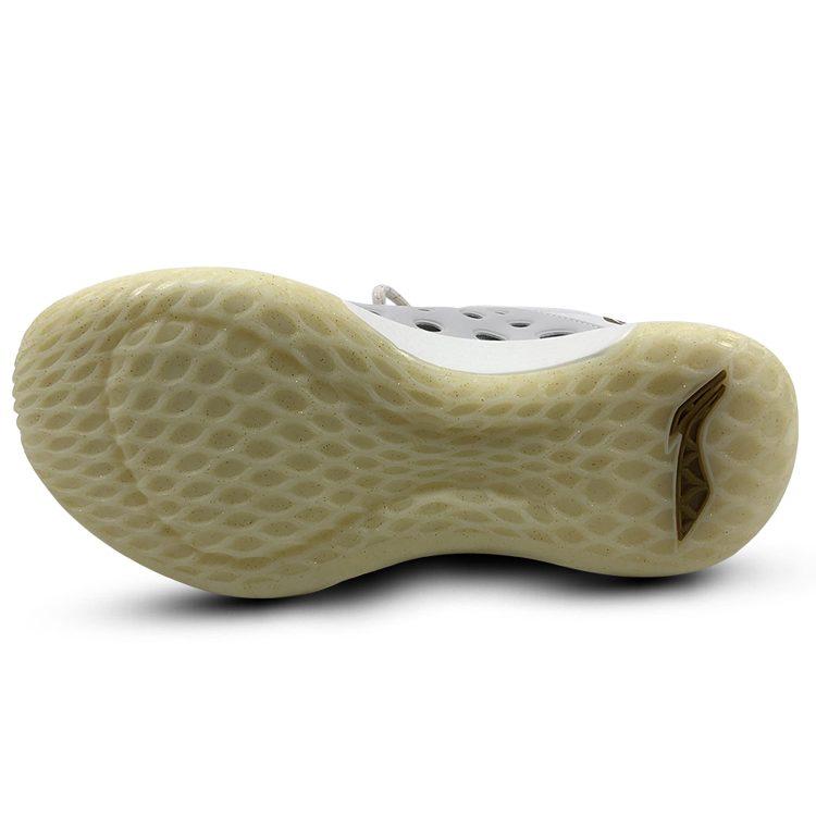 Li Ning SONIC 7 Лига CBA ПЭ Скользкие Устойчивые к истиранию Низкие Баскетбольные кроссовки Мужские Белый Золотой ABAP033-V