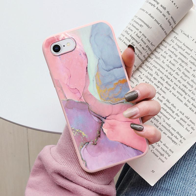 Fashion Marble Cover For iphone 6 6S 7 Plus Soft Protective Cases Silicone Coque Bumper Fundas For Apple iphone 6 6+ 6s+ Shell