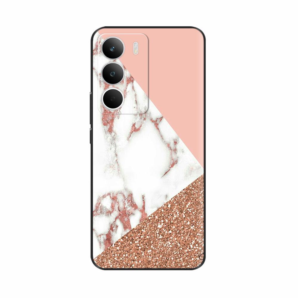 Чехол для Realme C71 Милые Цветы Расписная Крышка Мягкий Силиконовый Чехол для Телефона Для Realme C71 C 71 RealmeC71 4G Задняя Крышка Coque Capa