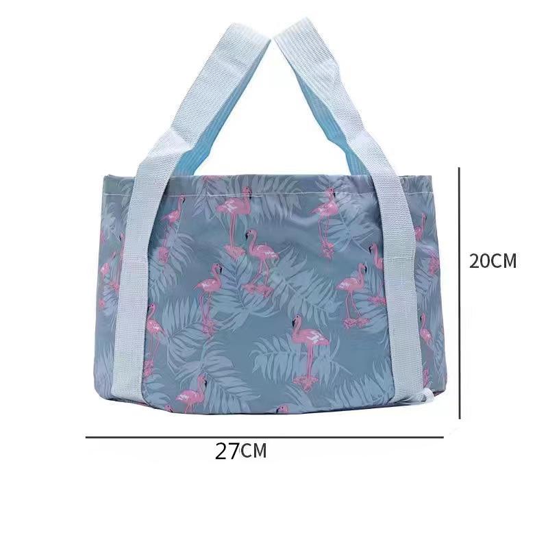 Складная дорожная ванночка для ног: Портативный таз для замачивания ног, умывания лица и стирки. Идеально для дома и улицы.