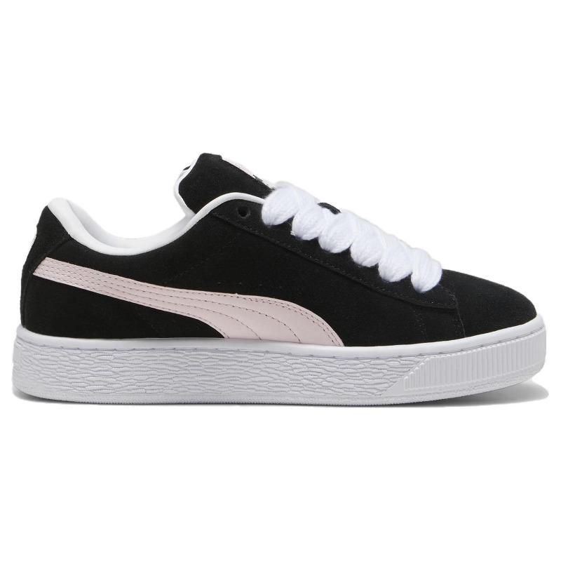 Puma Унисекс Белые Черные Розовые Замшевые Низкие Кроссовки XL 395205-04
