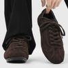 Mens Minimalist Retro Training Sneakers Comfortable Rubber Sole Casual Low-Heel Round-Toe Derby Style Shoes