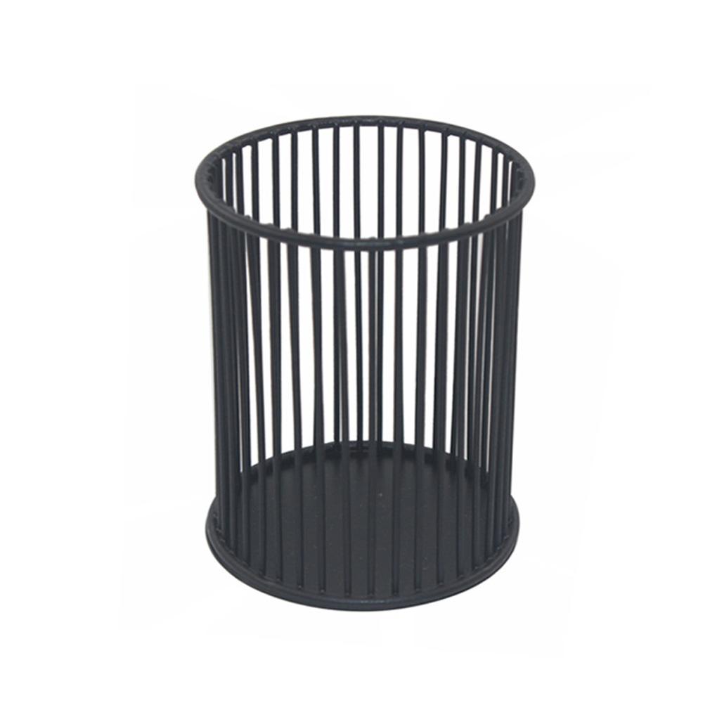 Металлический держатель для ручек, офисный органайзер, настольный полый контейнер, канцелярские принадлежности, многофункциональная модная корзина, бытовая химия