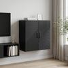 Wall Mounted Cabinet Black 59 x 31 x 60 cm Engineered Wood