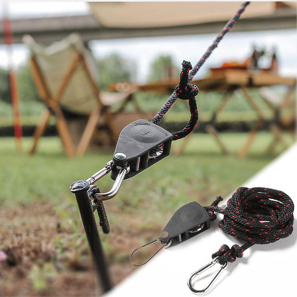 Веревка Веревка Трещотка Веревка Вешалка Уличный Блок Регулятор Регулируемый Веревка Вешалка Палатка Строп Блок
