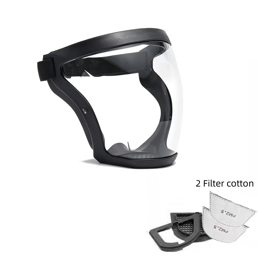 Лучшая защита лица с регулируемой пряжкой Защитная маска Анти-фо маска Многоразовая Термостойкая Пластиковая маска Для защиты вашего лица