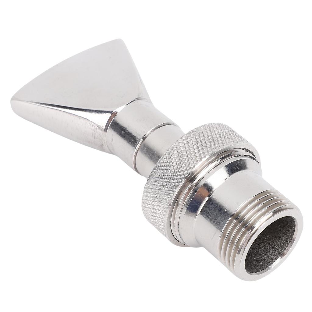 Fan Shaped Fountain Nozzle Stainless Steel 3 4 Inch 1 2 Inch Universal Flat Fountain Pond Water Nozzle Sprinkler for