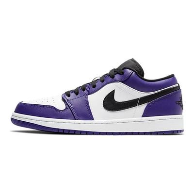 Мужские кроссовки Air 1 Low Court Фиолетовые Белые Черные 553558-500