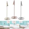 Supplies Rose Gold Desktop Decoration Photos Clips Clamps Stand Table Numbers Holder Place Card