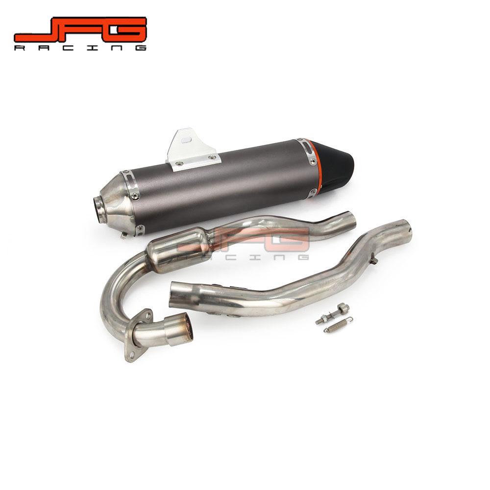 CRF230F CRF150F Модифицированный полный выхлоп и хвостовая труба для внедорожного мотоцикла