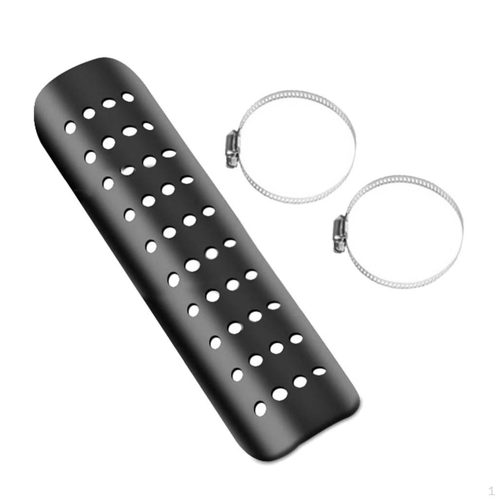 Тепловой экран выхлопной трубы мотоцикла Мотоциклетные аксессуары Легко установить Стильный