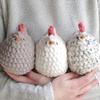 Cute Chicken Plush Chicken Toy Stuffed Chicken Decorations Mama and Mini Mabel Chicken Crochet Stuffed Animal for Kids