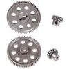 2Pcs (21T+64T) 11184 11181 Differential Metal Main Gear 64T Motor Gear 21T