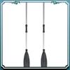 A65G-2 Pcs Aluminum Alloy Detachable Float Afloat Oars Fitting Boat Rafting Paddle Canoe Oar Boat Paddle Blade Leaf Oar