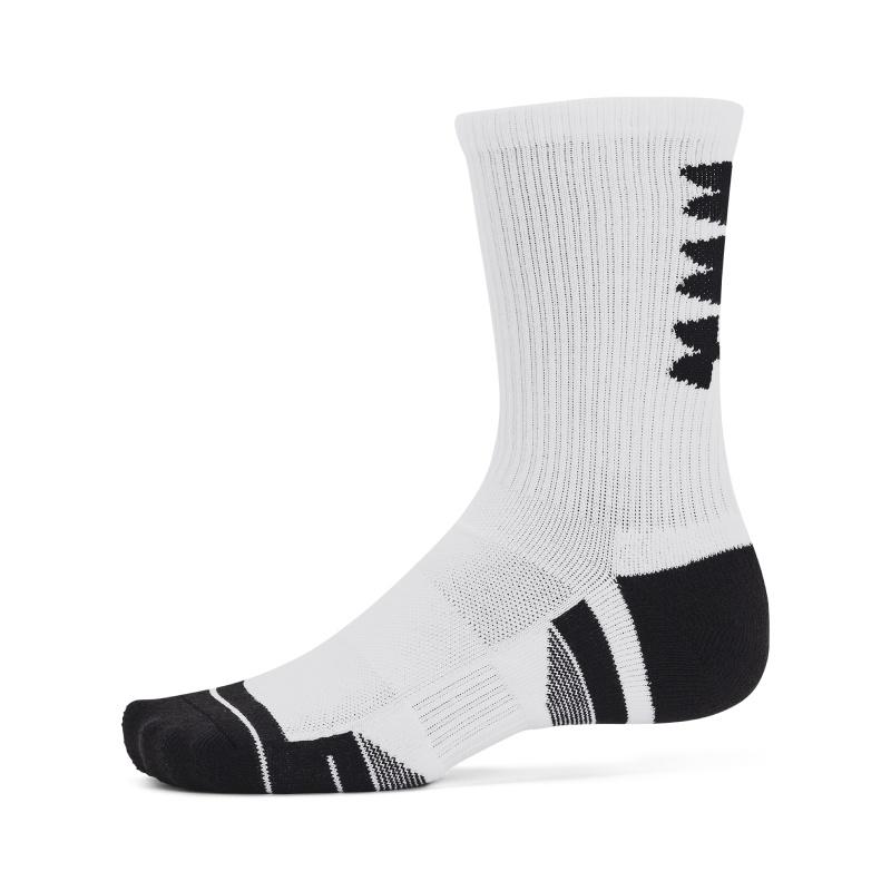Under Armour SS23 Crew Socks Unisex White 1379515-101