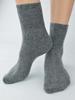 WOMEN' ANGORA SOCKS WARM NOVITI dark gray 36/41 V010G