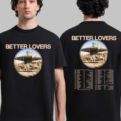 ГОРЯЧИЙ!!! Футболка с принтом 'Better Lovers World Tour Europe And UK North American And Australia'